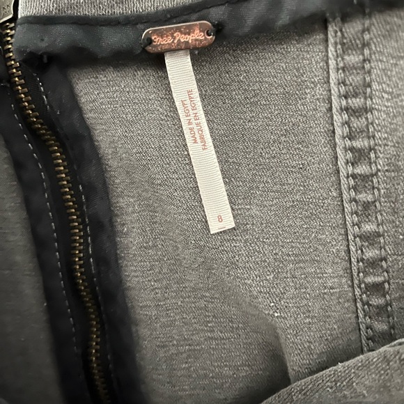 Modern Femme Washed Grey Denim Mini Skirt - Picture 4 of 4